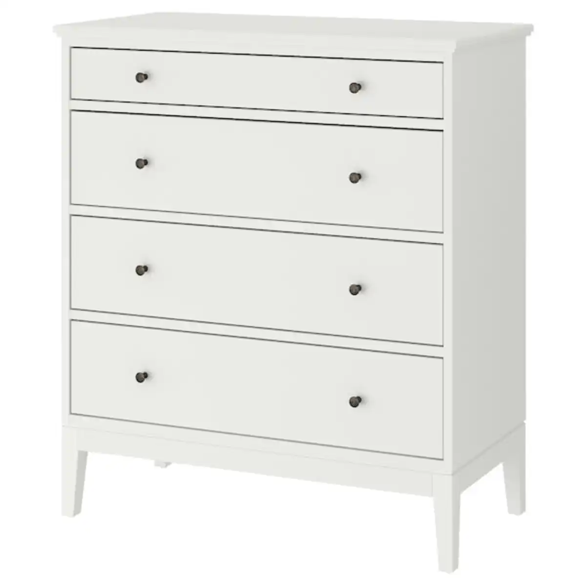 Bild 1 von IDANÄS Kommode mit 4 Schubladen, weiß 104x118 cm