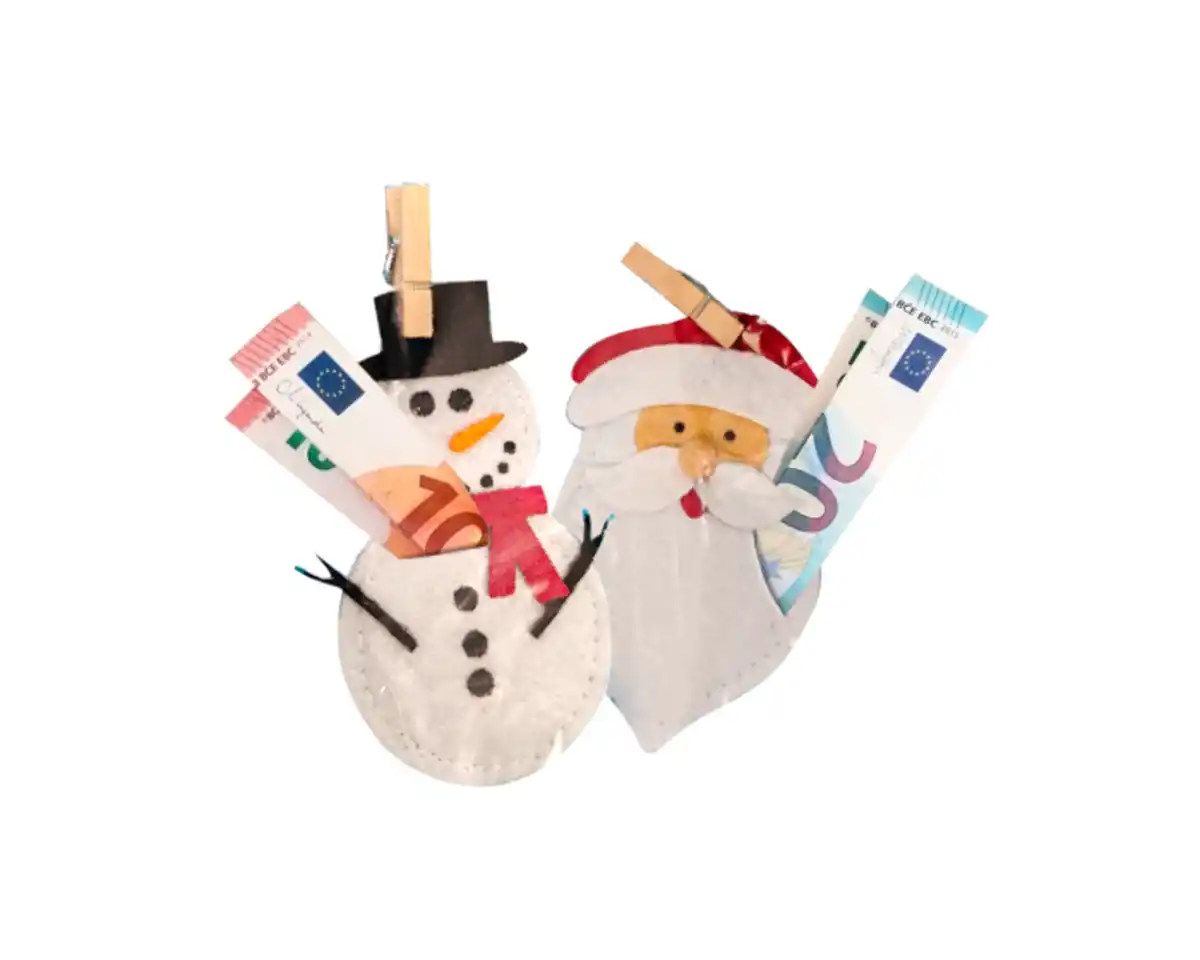 Bild 1 von novooo Geldgeschenk Weihnachten mit Klammer