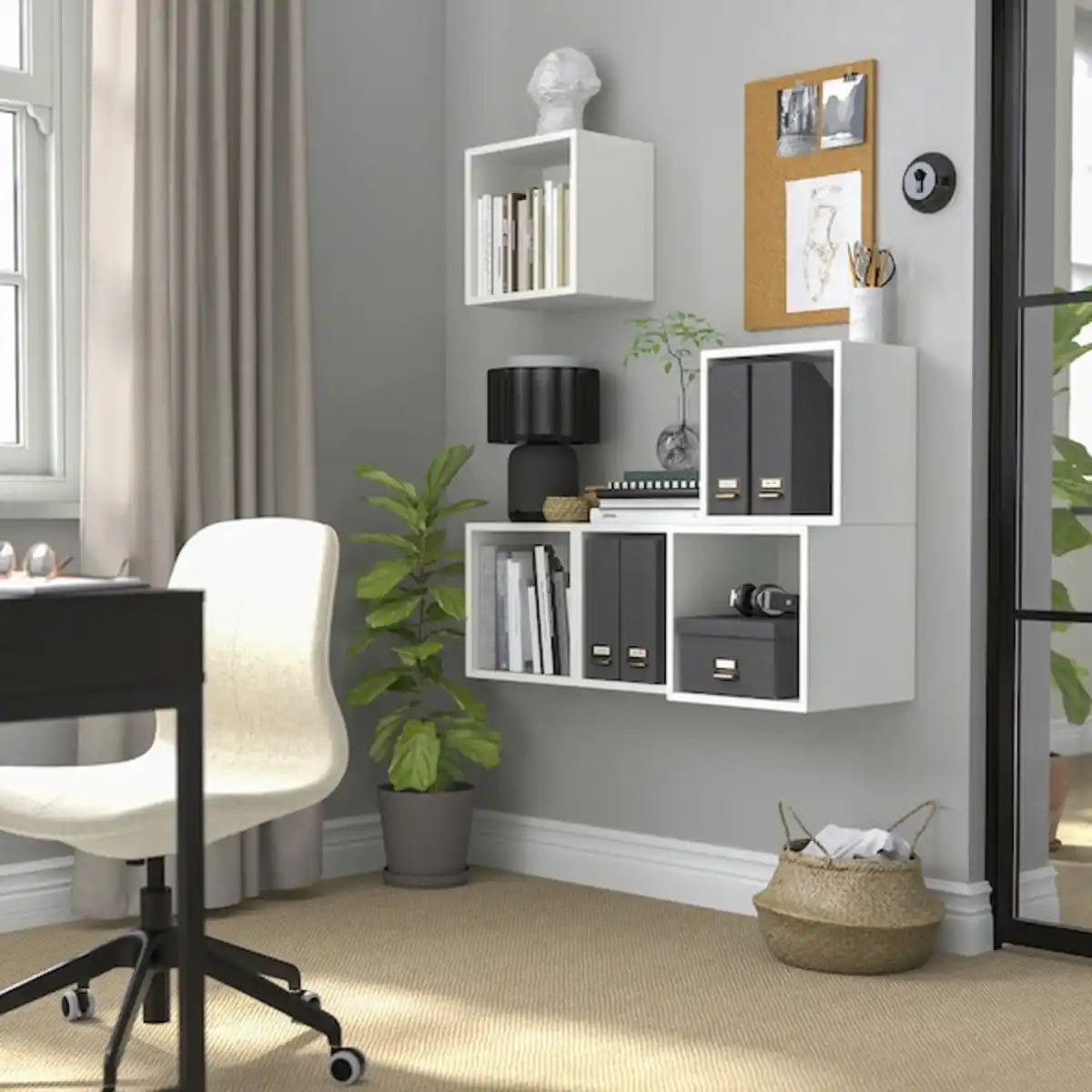 Bild 2 von EKET Schrankkombination für Wandmontage, weiß 105x35x120 cm