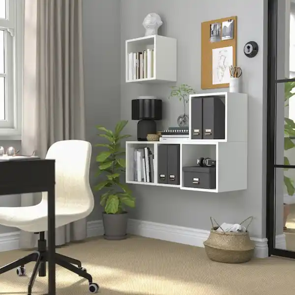 Bild 2 von EKET Schrankkombination für Wandmontage, weiß 105x35x120 cm