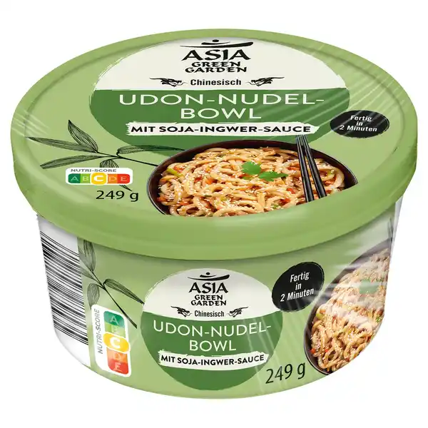 Bild 1 von ASIA GREEN GARDEN Asia Udon Nudelgericht 249 g, Soja-Ingwer