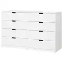 Bild 1 von NORDLI Kommode mit 8 Schubladen, weiß 160x99 cm