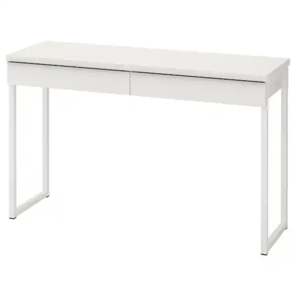 Bild 1 von BESTÅ BURS Schreibtisch, Hochglanz weiß 120x40 cm