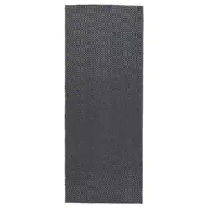 MORUM Teppich flach gewebt, drinnen/drau, dunkelgrau 80x200 cm
