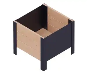 Upyard Holz-Pflanzkasten ModernBox, ca. B36/H32/T36 cm