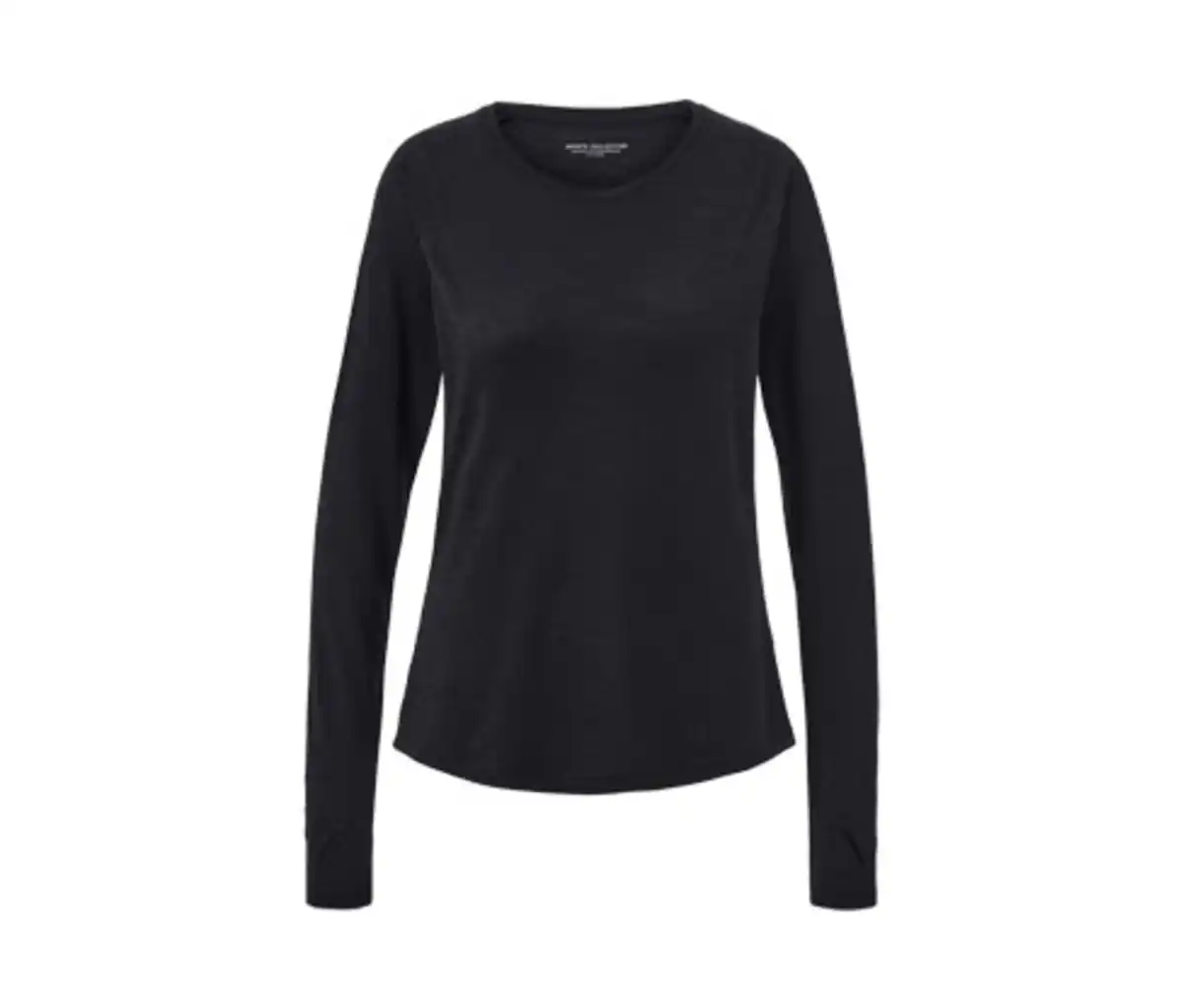 Bild 1 von Langarm-Sportshirt, schwarz