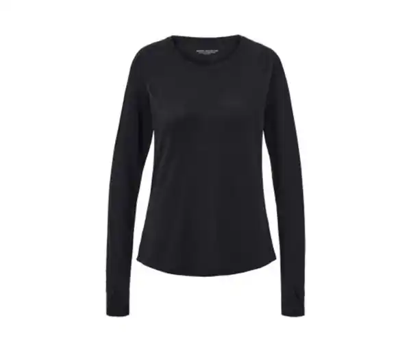 Bild 1 von Langarm-Sportshirt, schwarz