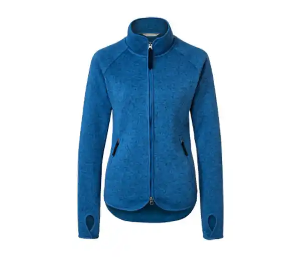 Bild 1 von Strickfleece-Jacke, blau