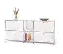 Bild 1 von Sideboard Metall »CN3« mit 4 Klappenfächern, weiß