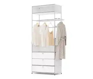 Garderobe Metall »CN3« mit Kleiderstange und 3 Schubladen