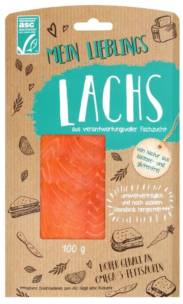 Bild 1 von KRONE Mein Lieblings-Lachs, 100-g-Packg.