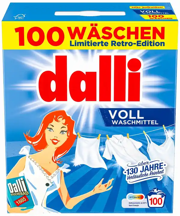 Bild 1 von DALLI Voll- oder Colorwaschmittel, 6-kg-Packg.