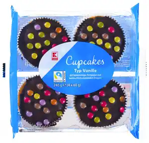 K-CLASSIC Cupcakes, 4 St. = 240-g-Packg.