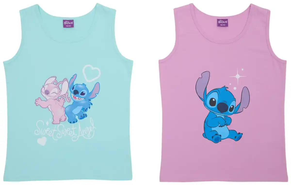 Bild 2 von Kinder-Unterhemden »Stitch«, 2-St.-Packg.