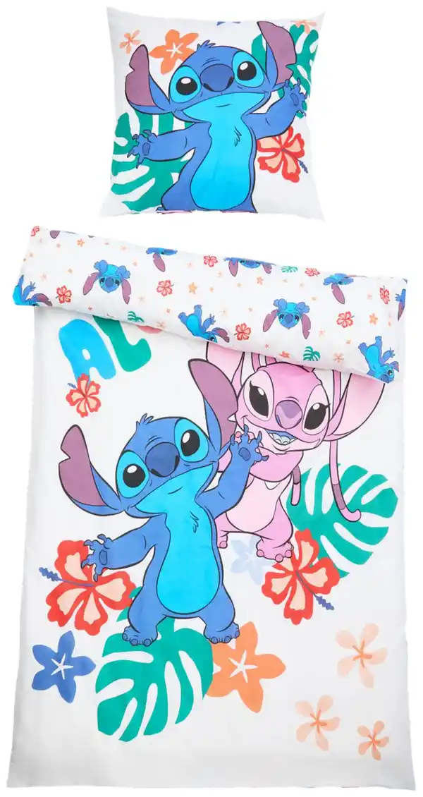 Bild 4 von Wendebettwäsche-Set »Stitch«, 2-teilig