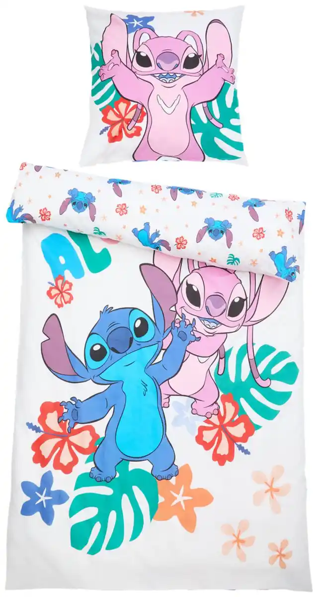 Bild 2 von Wendebettwäsche-Set »Stitch«, 2-teilig