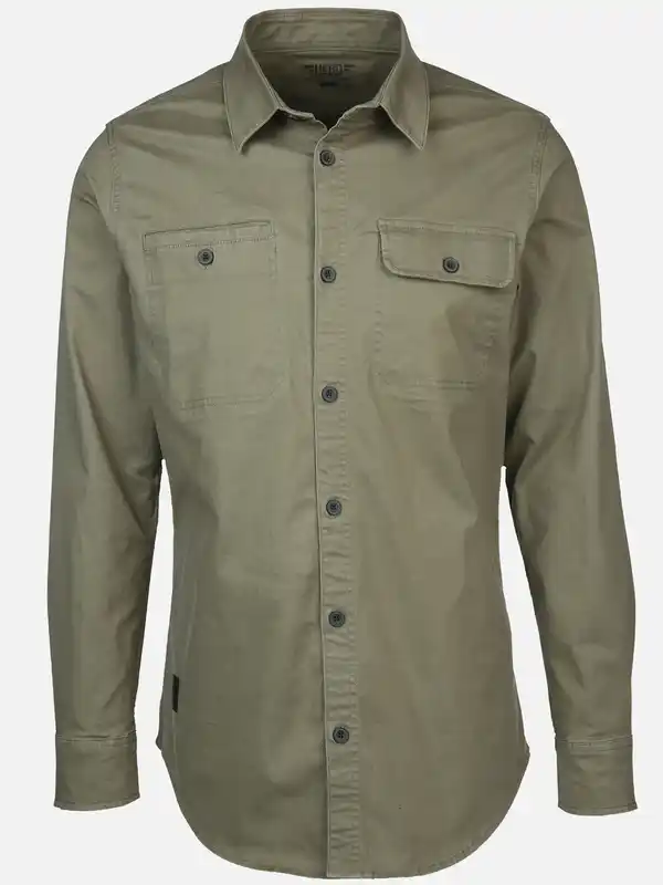 Bild 1 von Herren Overshirt aus robustem Material Oliv