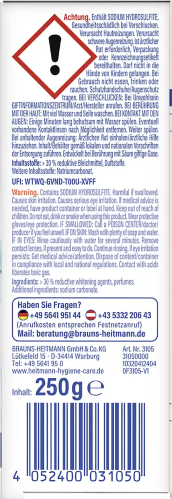 Bild 2 von Heitmann Power-Entfärber Intensiv, 250 g