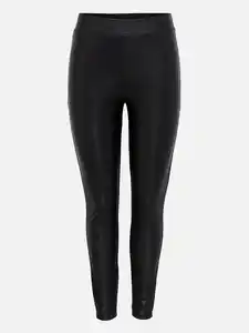 Only ONLCOOL COATED LEGGIN Leggings Schwarz