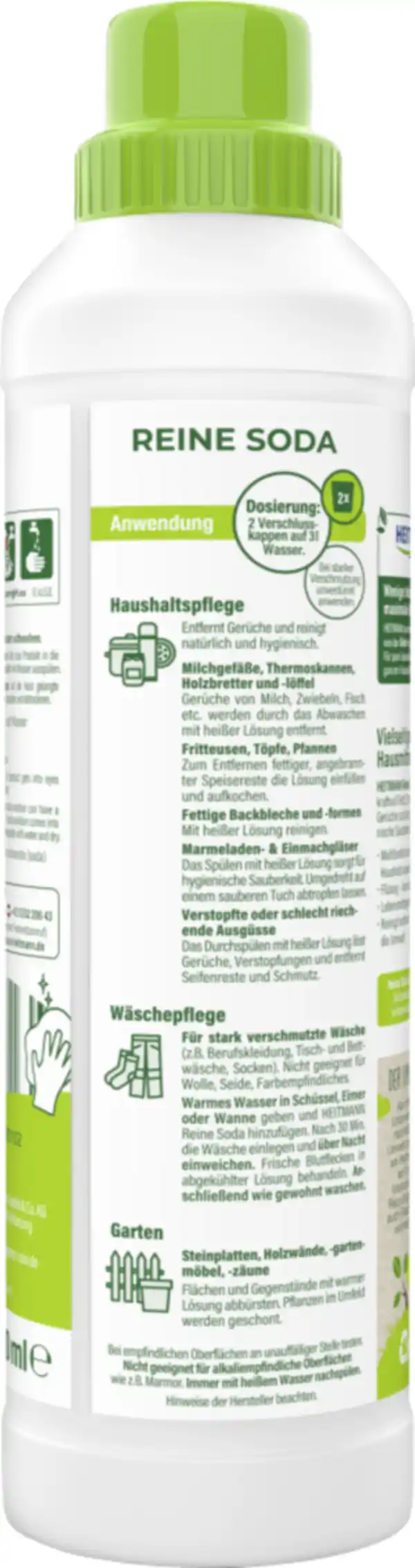 Bild 4 von Heitmann pure reine Soda flüssig, 750 ml