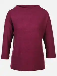 Damen Flauschshirt Rot