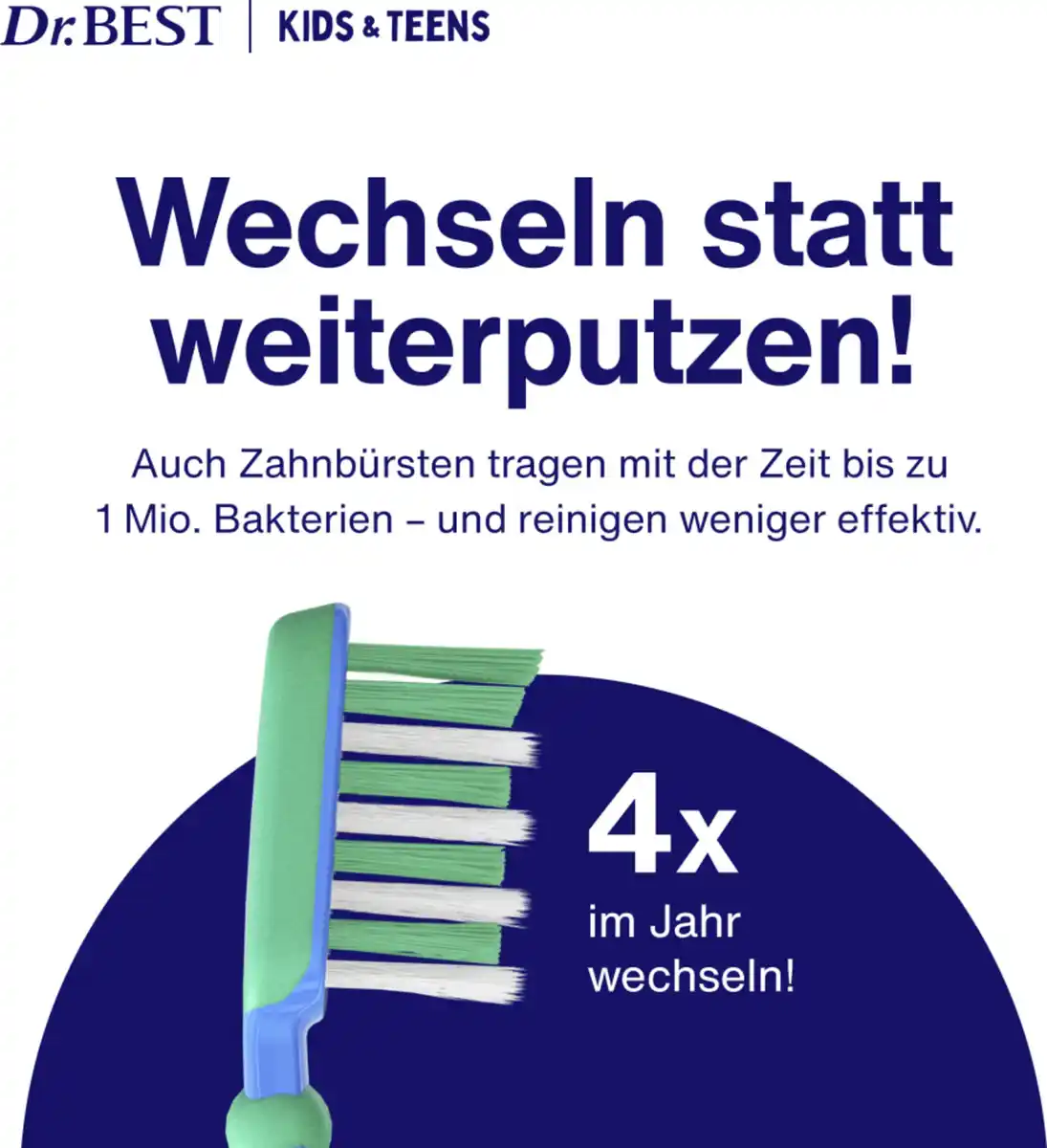 Bild 4 von Dr.BEST Kids & Teens Zahnbürste weich
