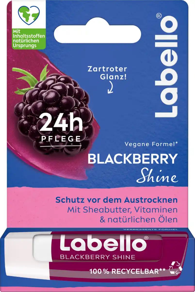 Bild 3 von Labello Lippenpflegestift Blackberry Shine, 4,8 g