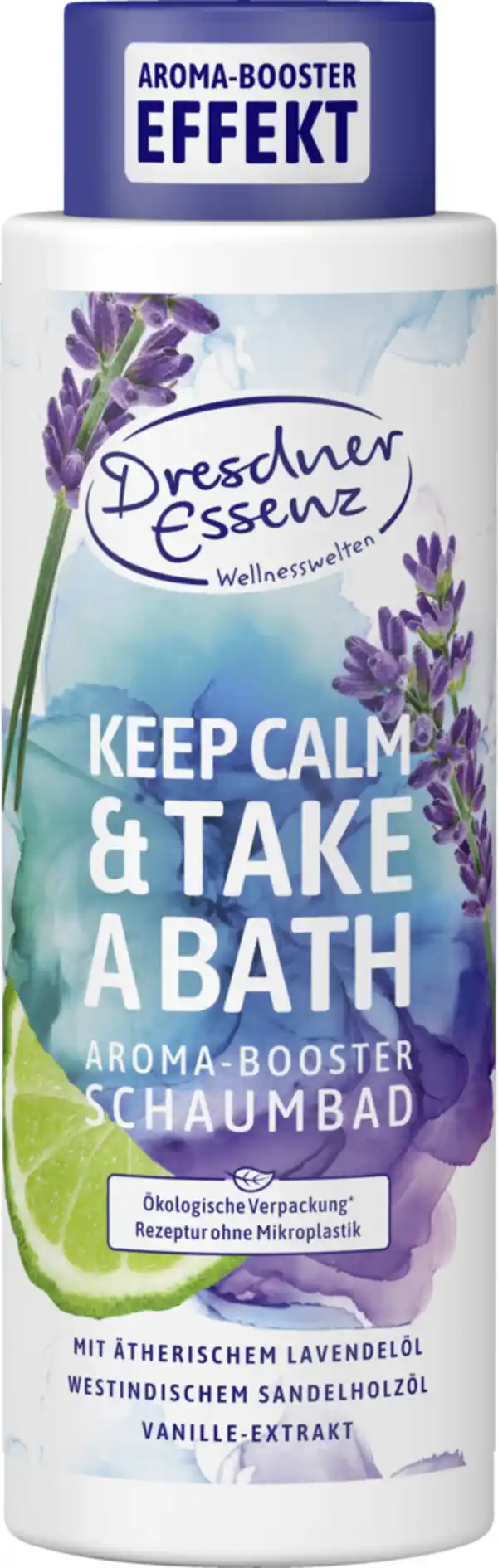 Bild 1 von Dresdner Essenz Aroma-Booster Schaumbad Keep Calm & Take a Bath, 500 ml