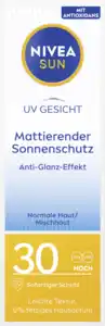 NIVEA SUN Mattierender Gesichtsschutz LSF 30, 50 ml