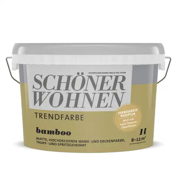 Bild 1 von Schöner Wohnen Farbe Trendfarbe 'Bamboo' grün matt 1 l