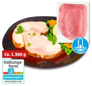 Frischer Schweinerückenbraten*