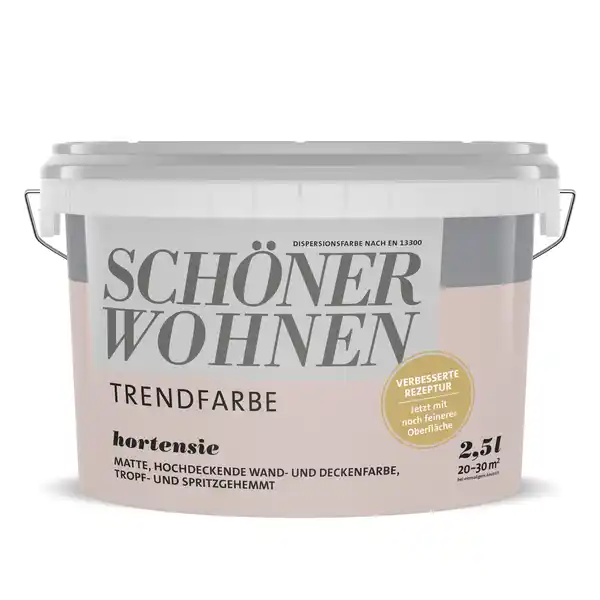 Bild 1 von Schöner Wohnen Farbe Trendfarbe 'Hortensie' altrosa matt 2,5 l