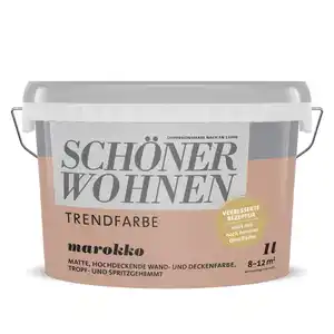 Schöner Wohnen Farbe Trendfarbe 'Marokko' terrakottafarben matt 1 l