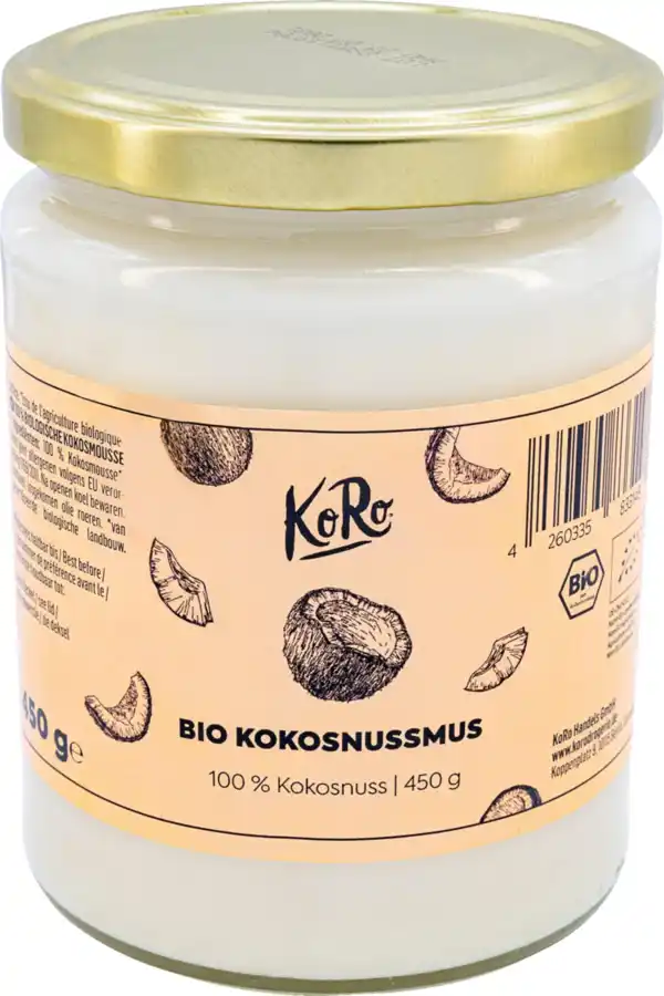 Bild 1 von KoRo Bio Kokosnussmus, 450 g