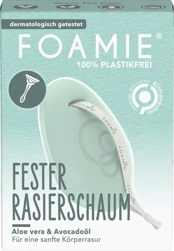 Bild 1 von Foamie Fester Rasierschaum Aloe Vera & Avocadoöl, 70 g