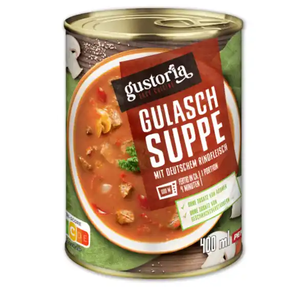 Bild 1 von GUSTORIA Gulaschsuppe