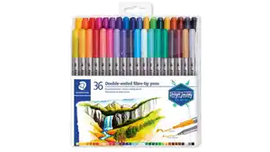 STAEDTLER Twin-tip pen Doppelfasermaler 36er Etui