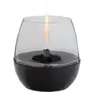 Bild 1 von Firefix Tischfeuer Tenderflame „Tulpe 18" in schwarz mit 3-fach Docht