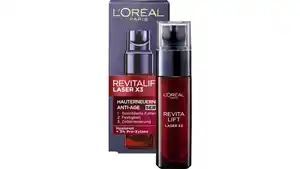 L'Oréal Paris Dermo Revitalift Laser x3 Serum Anti Age - Straffendes Anti-Aging-Serum mit Hyaluronsäure und Vitamin C