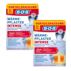 Wärme-Pflaster Intense, 2 x 3er Set