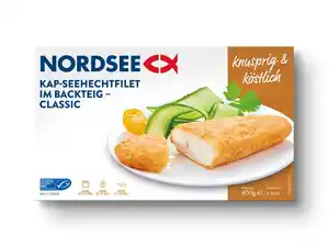 Nordsee Kap-Seehechtfilet im Backteig,  400 g