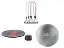 Bild 1 von CRIVIT Balance-Board / Soft-Gymnastikball / Fitnessband-Set