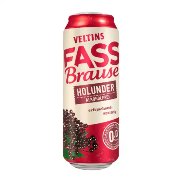 Bild 1 von VELTINS Fassbrause Holunder 0,5L