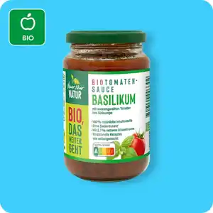 NUR NUR NATUR Bio-Tomatensauce, versch. Sorten