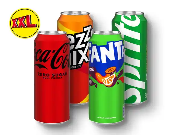 Bild 1 von Coca-Cola Zero Sugar/Fanta Exotic/Mezzo Mix/Sprite