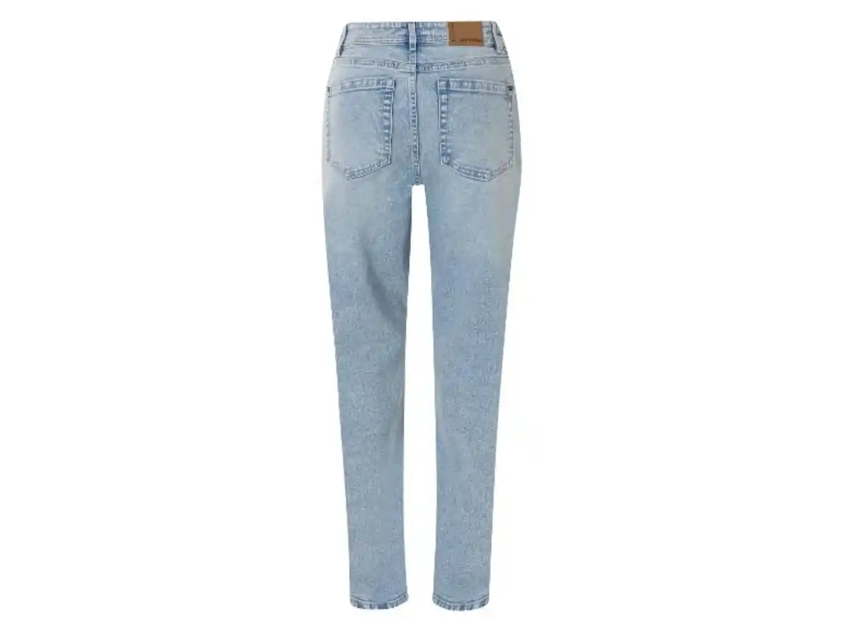 Bild 3 von esmara® Damen Jeans, Straight Fit, hohe Leibhöhe