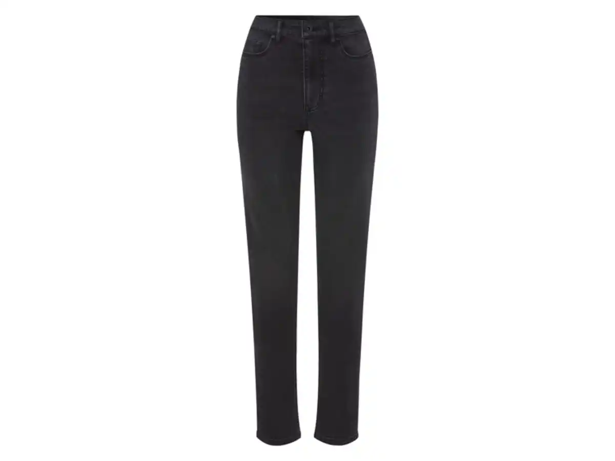 Bild 4 von esmara® Damen Thermo-Jeans, Straight Fit, normale Leibhöhe