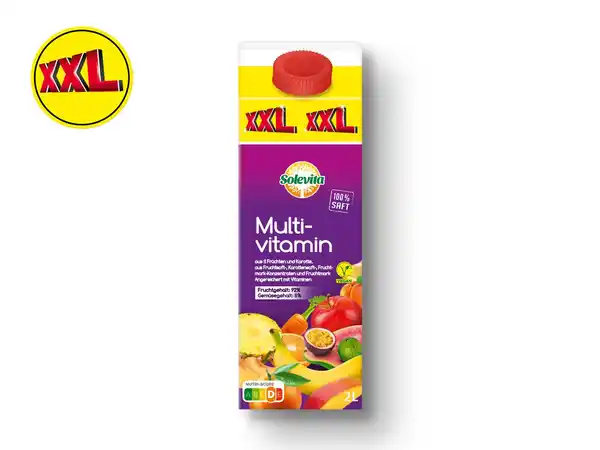 Bild 1 von Solevita Multivitaminsaft XXL,  2 l