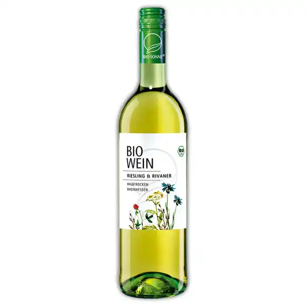 Bild 1 von Bio Sonne Bio Wein Riesling & Rivaner