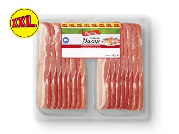 Bild 1 von Dulano Delikatess Bacon XXL,  200 g